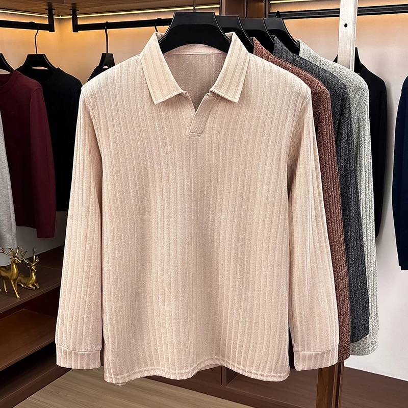 Golf Tees - Herren-Pullover mit Polokragen und V-Ausschnitt, Strickpullover