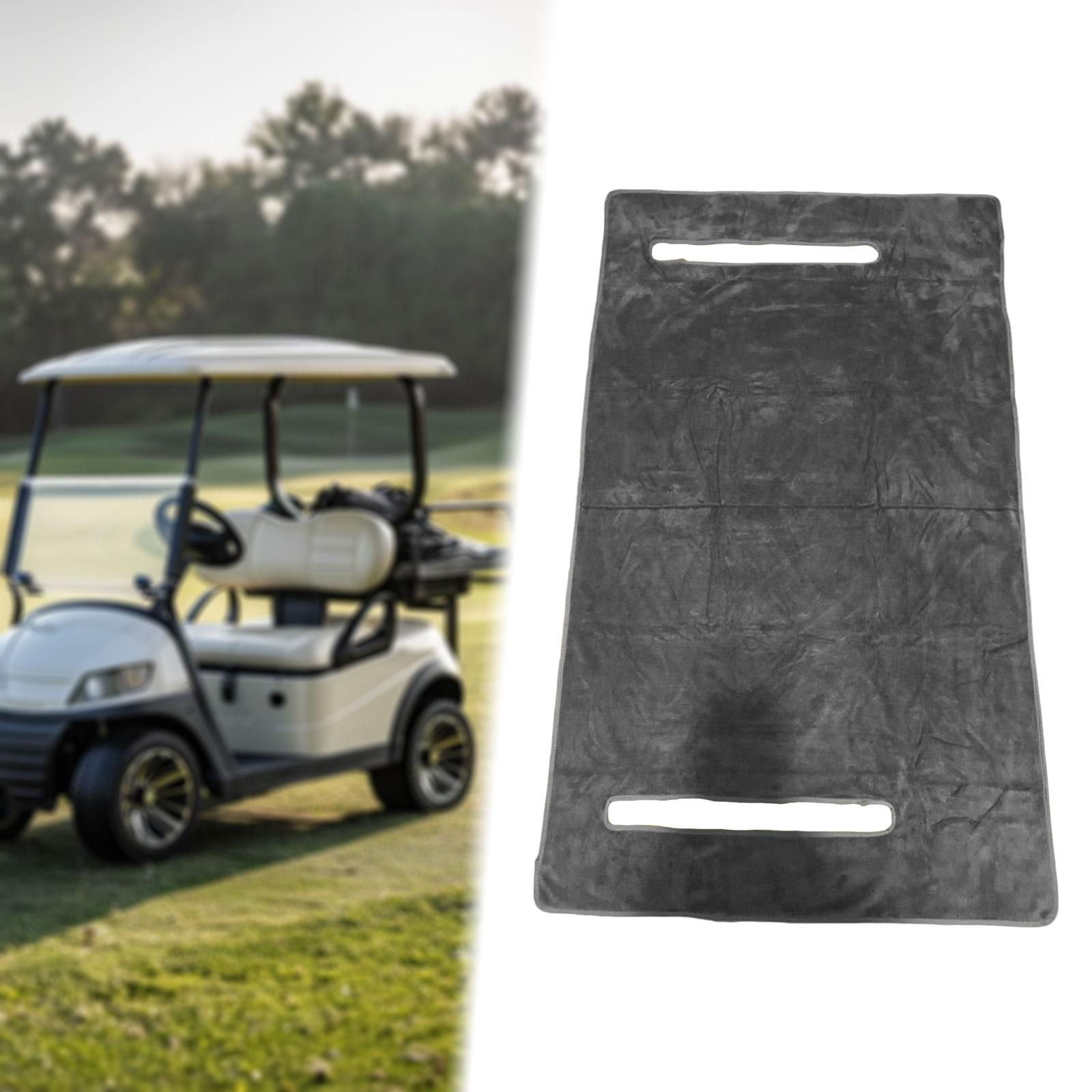 Golf Towel - Golfwagen-Sitzbezug, Winter-Wärmehandtuchdecke für 2-Personen-Golfwagen, Golfzubehör