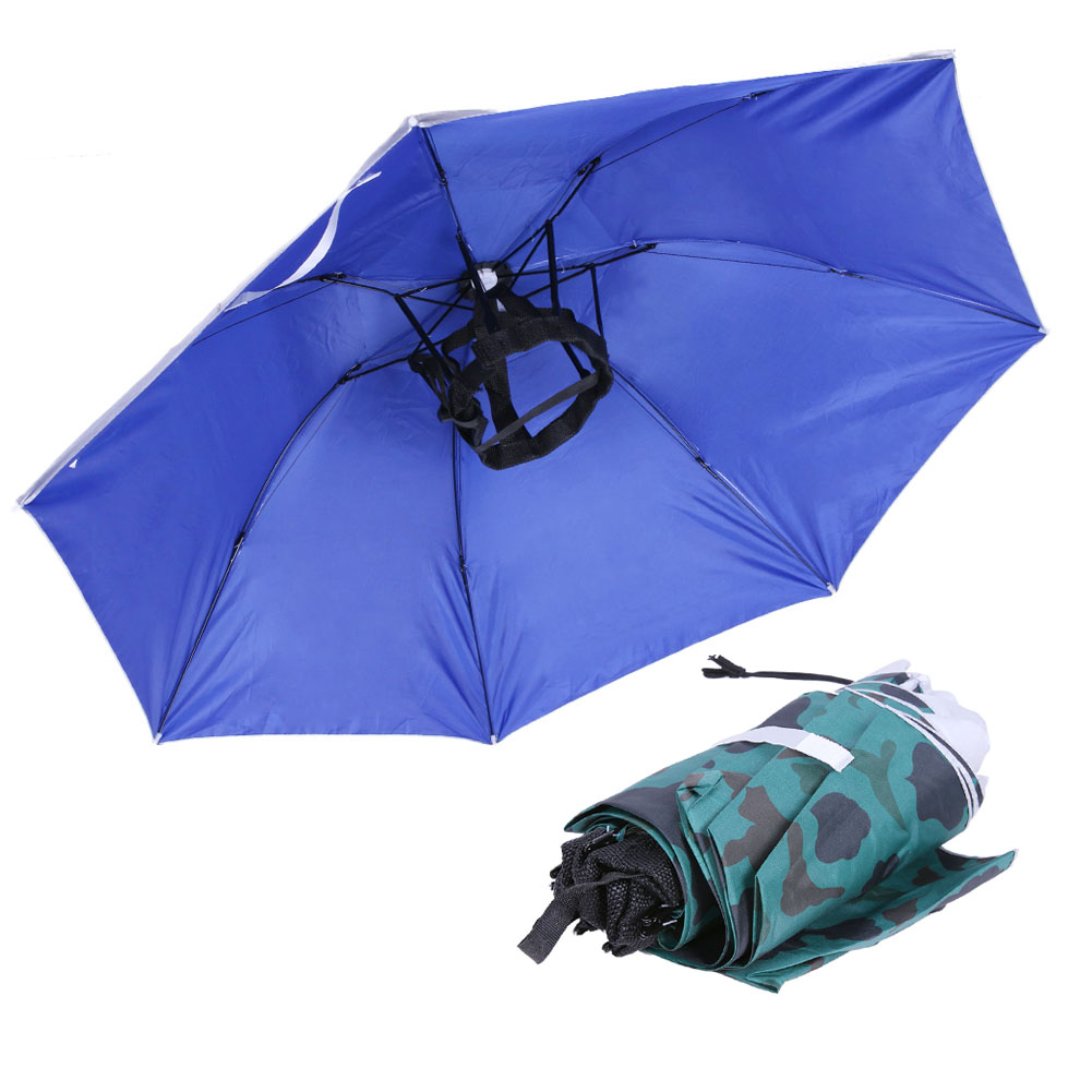 Faltbarer Kopf-Regenschirm-Hut – Golf Umbrella Bewertung und Preis