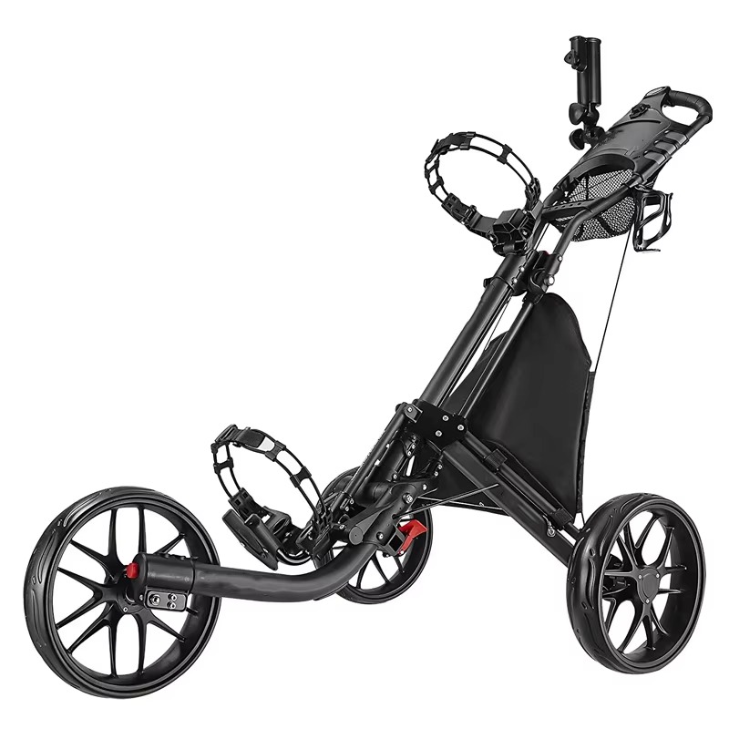 Golf-Schiebewagen mit 4 Rädern – Golf Umbrella Bewertung und Preis