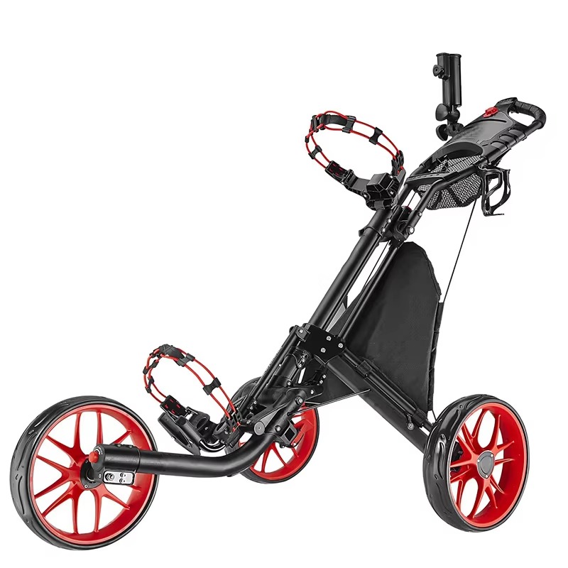 Golf-Schiebewagen mit 4 Rädern – Golf Umbrella Bewertung und Preis