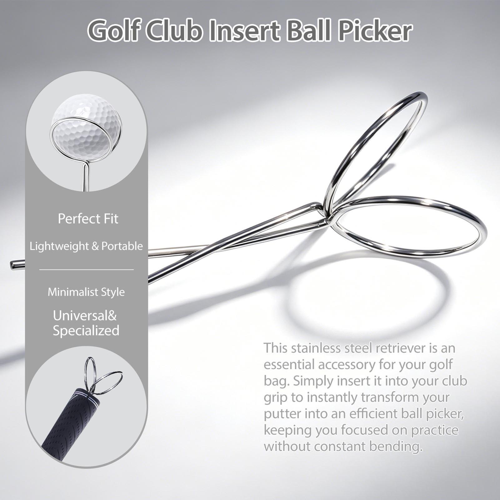 Golf Ball Retriever, tragbarer – Golf Putter Bewertung und Preis