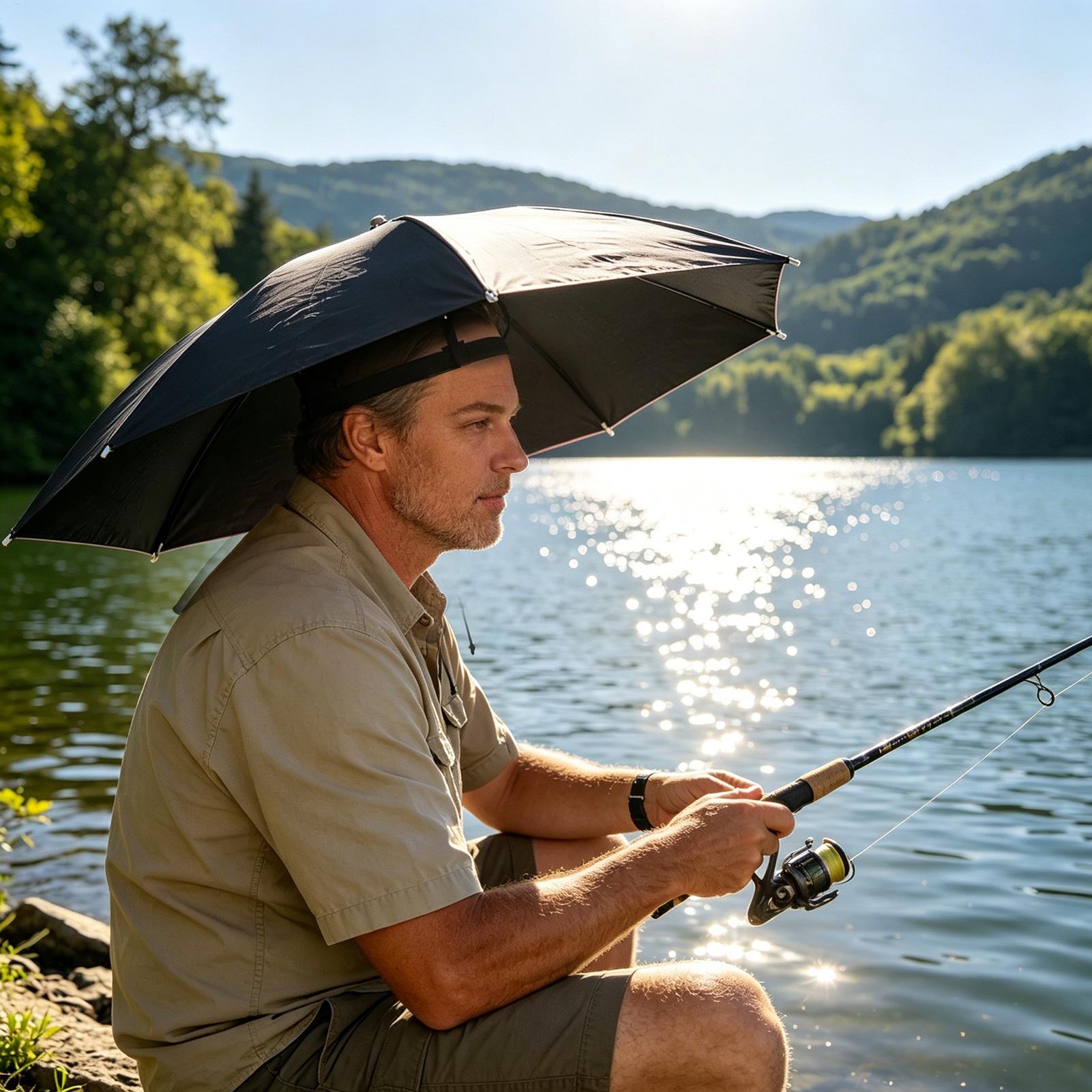Klappbarer Regenschirm-Hut, wa – Golf Umbrella Bewertung und Preis